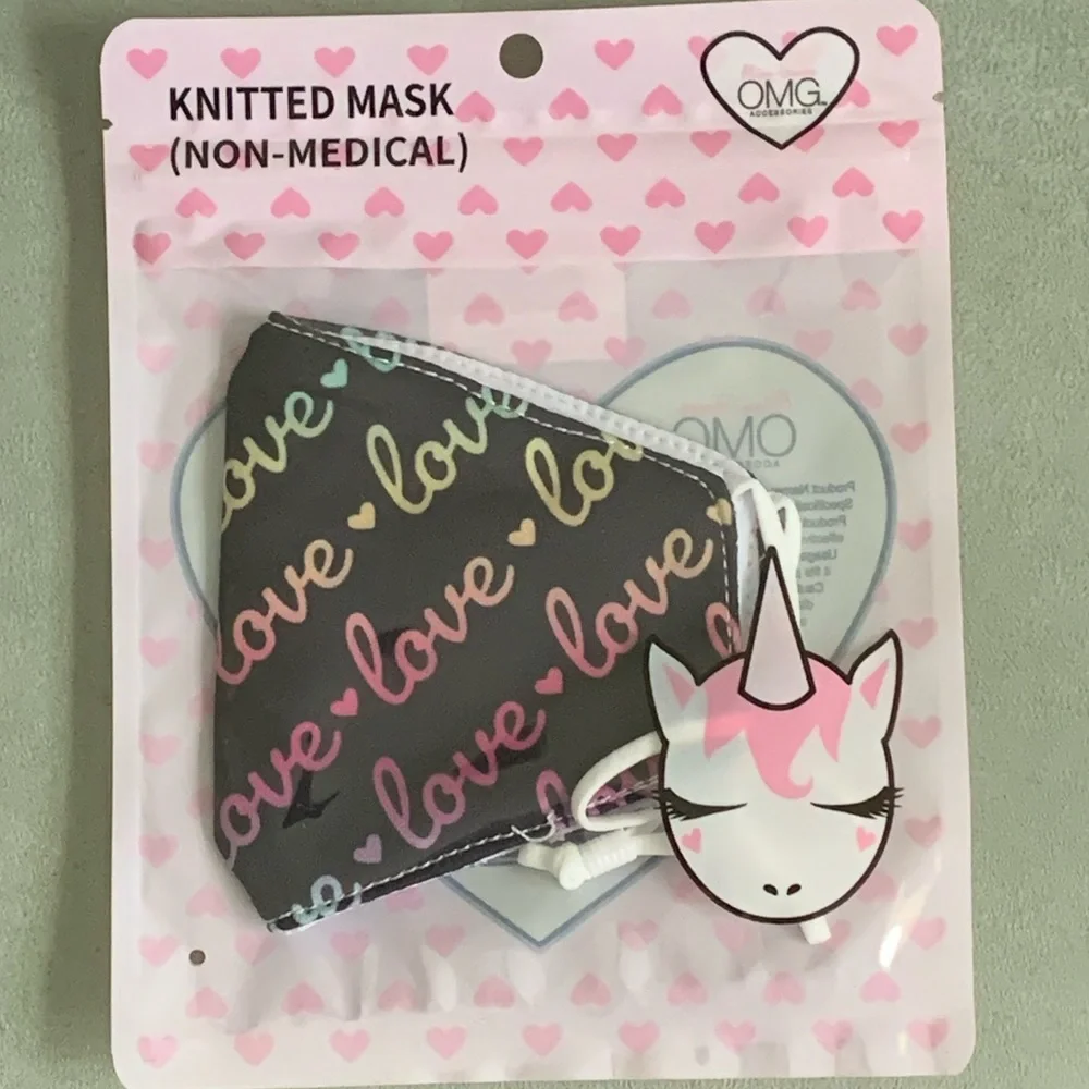 OMG Child Face Mask- ❤️love❤️